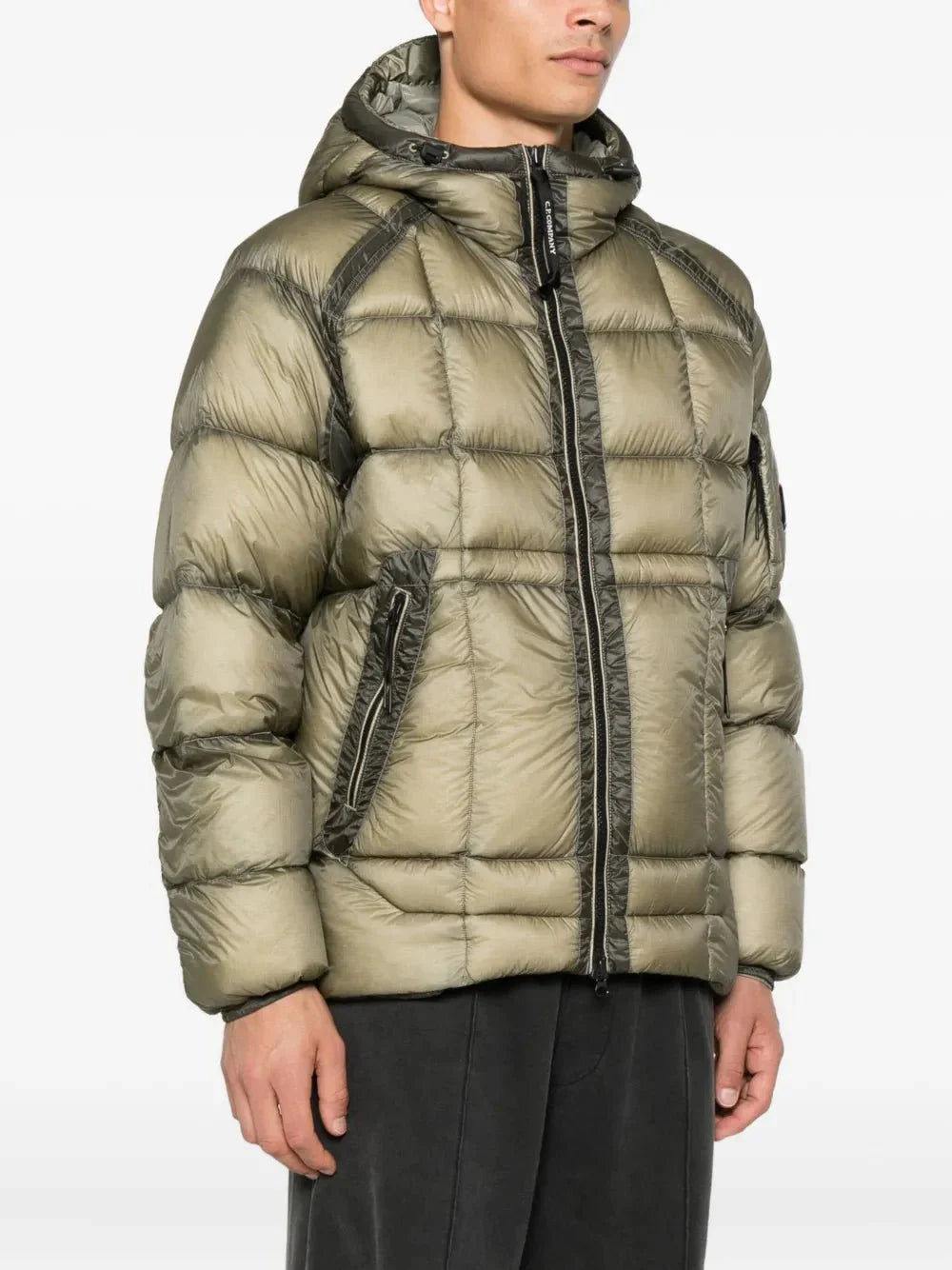 C.P. Lens-detail hooded jacket