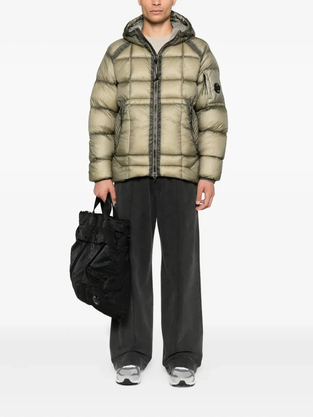 C.P. Lens-detail hooded jacket